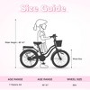 NAYSAYE Girls Bike with Basket for 7 to 10 Years Old Kids 20 Inch Carton Steel Frame for Outdoor Adventures, Pink, 53.2"*22.5"*35.8" - 4 of 4