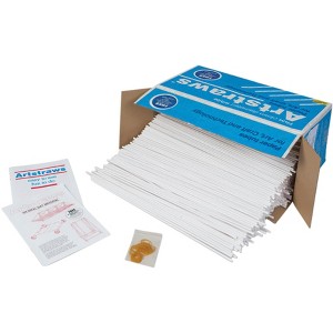 Artstraw Unwaxed Paper Straws, 4 Millimeter x 16 Inches, White, Pack of 1800 - 1 of 2