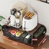 Iron Wood Coffee Capsule Storage Rack Office Storage Rack Drawer Type Capsule Storage Box Metal Wooden Coffee Storage Rack - 2 of 4