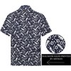 HAPPY BAY Men's Holidays Beach Stylish Button Down Shirt For Men Short Sleeve Summer Vacation Aloha Tops Tropical Shirts - 2 of 4