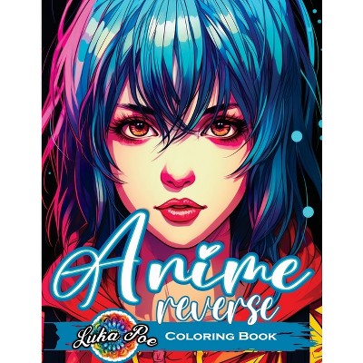 Anime coloring book for adults: Beautiful Coloring Designs Color  (Paperback)