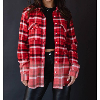 Women's Plaid Flannel - Panache