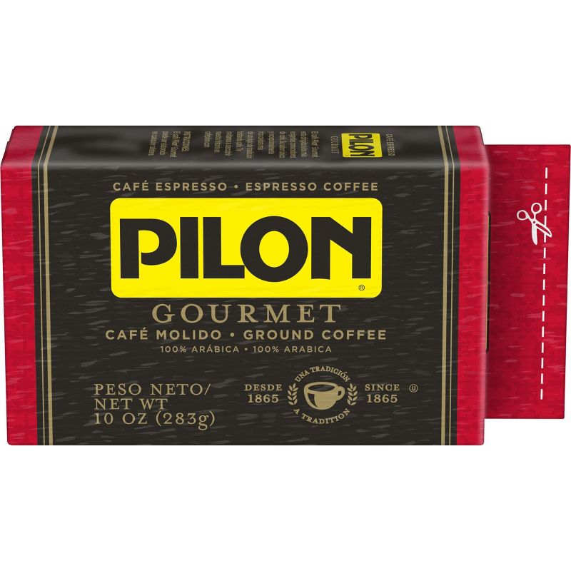 Pilon Roast Gourmet Espresso Dark Roast Ground Coffee - 10oz, 1 of 7
