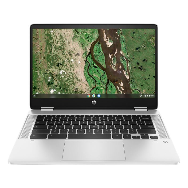 HP Inc. Chromebook Laptop Computer 14" HD Touch Screen Intel Celeron 4 GB memory; 32, 1 of 4