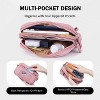 Small Nylon Crossbody Bags for Women,RFID Wristlet Purse Built in Wallet - 3 of 4