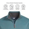 Lands' End Men's Bedford Rib Quarter Zip Sweater - 4 of 4