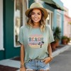 Simply Sage Market Women's Beach Vibes Stripes Short Sleeve Graphic Tee - 2 of 3
