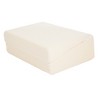 Hastings Home Folding Wedge Pillow With Memory Foam Filling and Cover - Ivory - image 3 of 4