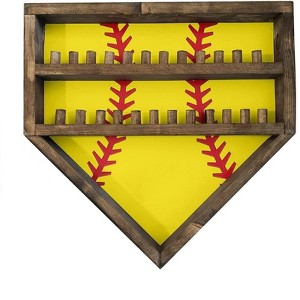 Baseball Ring Display Case, Wood Display Holder, Ring Display Rack - 1 of 4