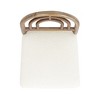 Jennifer Taylor Home Leon 27" Arched Back Wood & Upholstered Counter Stool, Set of 2, Ivory White Boucle - 4 of 4