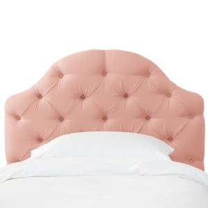 Full Amelia Upholstered Wooden Kids Full Headboard Light Pink - Pillowfort
