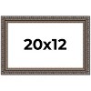 PosterPalooza | Ornate Black Picture Frame - UV Acrylic, Backing Board, Hanging Hardware Included - 2 of 4