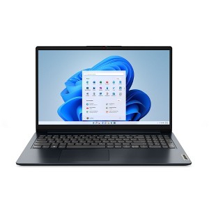 Lenovo IdeaPad 1 15.6" Full HD Laptop, AMD Ryzen 5 7520U, 16GB RAM, 256GB SSD, Windows 11 Home in S Mode - 1 of 4