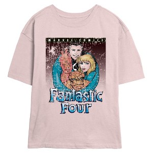 Juniors Marvel: Fantastic Four Classic Comic Squad T Shirt - 1 of 3