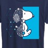 Women's - Peanuts - Snoopy Wire Frame Short Sleeve Graphic T-Shirt - 2 of 4