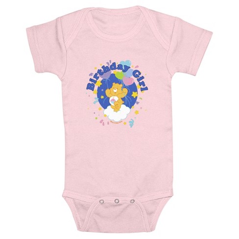 Infant's Care Bears Birthday Girl Bear Bodysuit - image 1 of 3