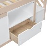 NicBex Twin Low Loft Bed with Stair,Drawer and Shelves for Kids Teens - 4 of 4