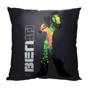 Cartoon Network Ben 10 Ben Silhouette Throw Pillow 18x18 Inches - 1 of 2