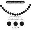 Unique Bargains Party Decorative Polyester Yarn Pom Pom Ball Garlands 3 Pcs - 2 of 4