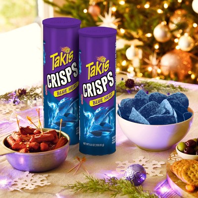 Takis Blue Heat Crisps Cannister - 5.5oz