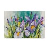 Trademark Fine Art -Annelein Beukenkamp 'Purple Irises' Canvas Art - 2 of 3