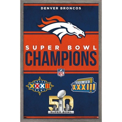 Super Bowl 50 - Denver Broncos Champions Poster Print - Item