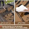 Waterproof Outdoor Rug – Reversible Plastic Straw Rug, Foldable, UV-Resistant with Bag & Stakes for Patio, RV, Camping, Picnic, Deck - 4 of 4