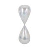 Contemporary Hourglass Sculpture for Home Decor - Stylish Decorative Object for Family Game Night, Desk Decor, and Living Room Decoration - 2 of 4