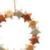 TopComfy Decorative Object Handcrafted Holiday Paper Blossom Wreath Multicolor Design for Home Decor, Brown, 18.11"*18.11"*1.77" - 4 of 4
