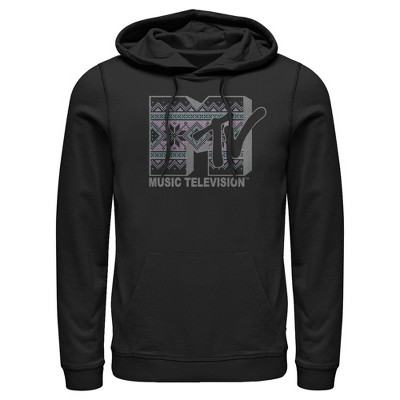 Men's MTV Distressed Earth Day Logo Pull Over Hoodie - White - Large in  2023