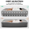 Air Mattress Queen with Built-in Pump, Blow up Mattress in 3-Min, 18 inch High Thicken Sturdy Inflatable Mattress Air Bed with Carry Bag - 4 of 4