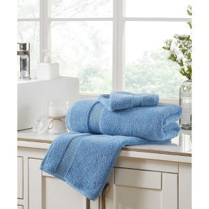 Splash Ultra-Soft Zero Twist 100% Ring Spun Cotton Mix Towel Set  - Reversible, 550 GSM, Breathable, Lightweight, Highly Absorbent Towels for Bathroom - 1 of 4