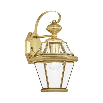 Livex Lighting Georgetown 1 - Light Wall Light in  Polished Brass