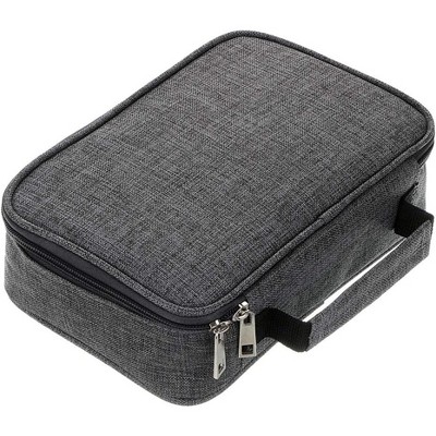 Fmeida High Capacity Zipper Pens Pencil Case- Multi-Functional Stationery Pouch 72 Slots Colored Portable Pencil Bags Black