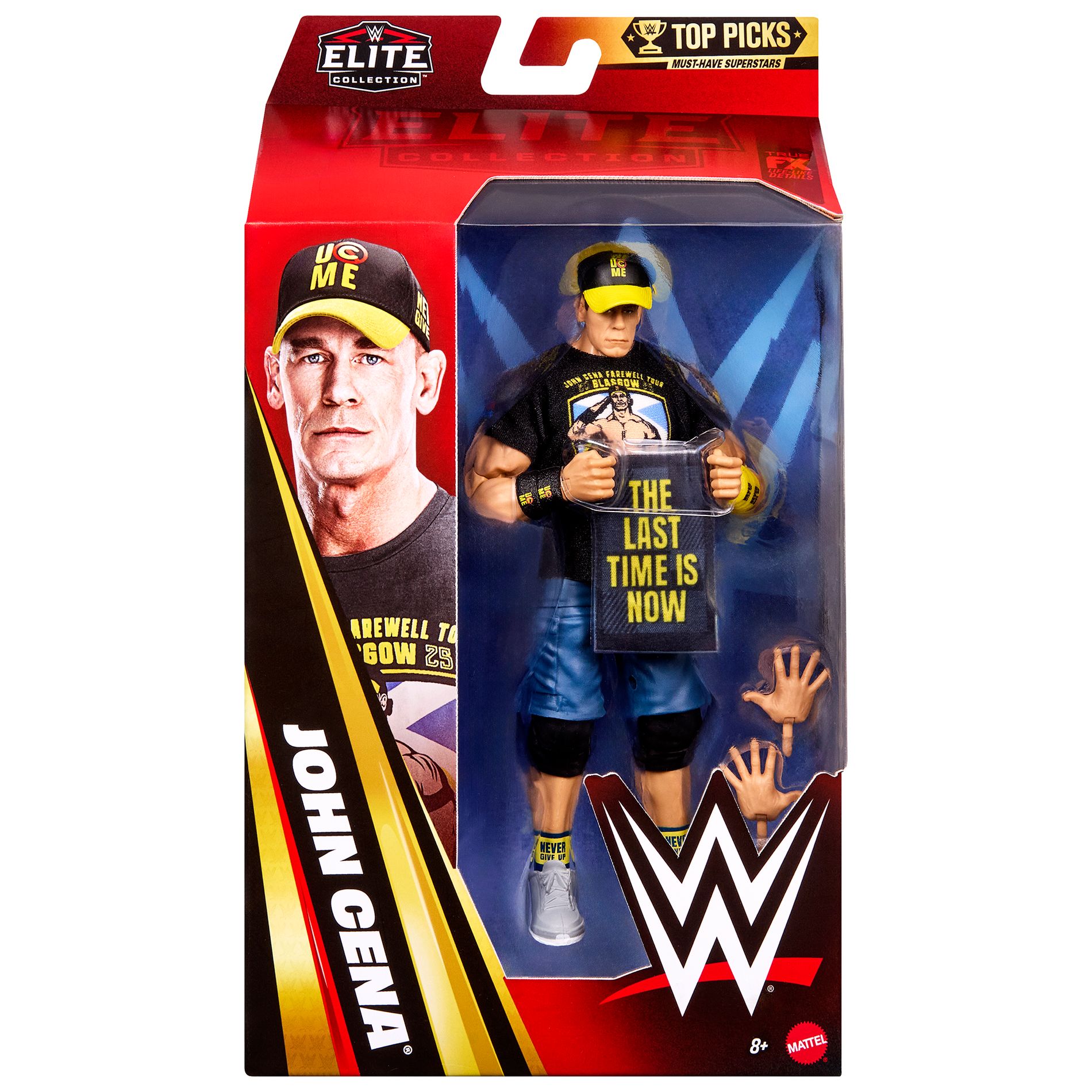 WWE Elite Top Picks 2026 Blue & Yellow John Cena Action Figure