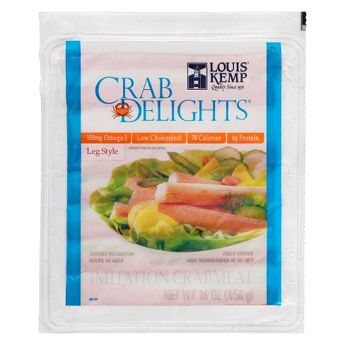 Louis Kemp Crab Delights Leg Style - 16oz : Target