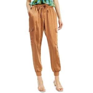 I.N.C International Concepts Womens Utility Casual Jogger Pants, Brown, X-Small - 1 of 1