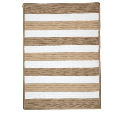 Colonial Mills Portico Braided Rug, Sand 3'x5', Rectangle Shape