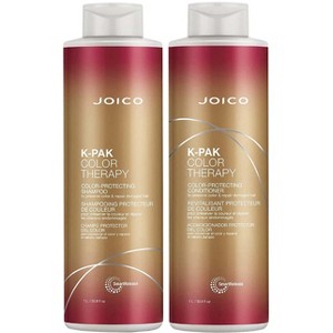 Joico K-PAK Color Therapy Color-Protecting Shampoo & Conditioner (33.8 oz LITER XXL) Duo Set | Argan Oil For Color-Treated Hair Kit. - 1 of 4