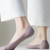 Anna-Kaci Women's Ultra Low Cut No Show Socks with Anti-Slip Silicone Grip and Seamless Toe Protection 4-Pack - 4 of 4