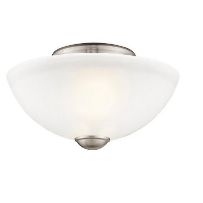 Somerset Sleek Brushed Nickel LED Bowl Flush Mount Light