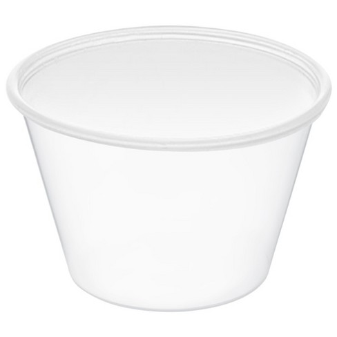 Plastic Portion Cup with No Lid, BPA Free - 4 oz / 2500 Pack