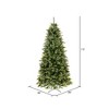 Vickerman Cashmere Pine Slim Artificial Christmas Tree - 3 of 4