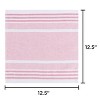 Kitchen Dish Cloth-Set of 16- 12.5x12.5-100% Cotton Wash Cloths-4 Colors of Modern Farmhouse Multi Stripes-Dishcloths for Cleaning by Lavish Home - 2 of 4