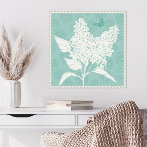 Amanti Art 22"x22" Spring Delight IV by Anne Tavoletti Framed Canvas Wall Art Print - 1 of 4