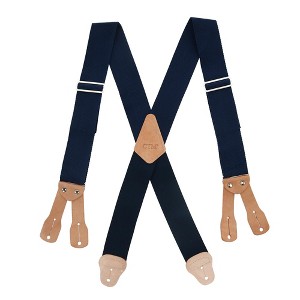 CTM Men's Big & Tall Non-Elasticized Button End Work Suspenders - 1 of 4