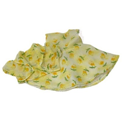 Doll Clothes Superstore Yellow Chiffon Doll Dress and Jacket