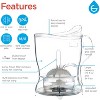 Munay Perfect Tea Maker- Tea infuser, Easy clean Tea Steeper,  Bottom-Dispensing, 600 ml/16 fl oz, BPA-Free tea pot