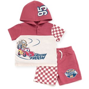 Disney Winnie the Pooh Pullover Hoodie and French Terry Shorts Toddler - 1 of 4