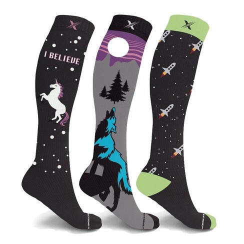 Knee high hot sale running socks